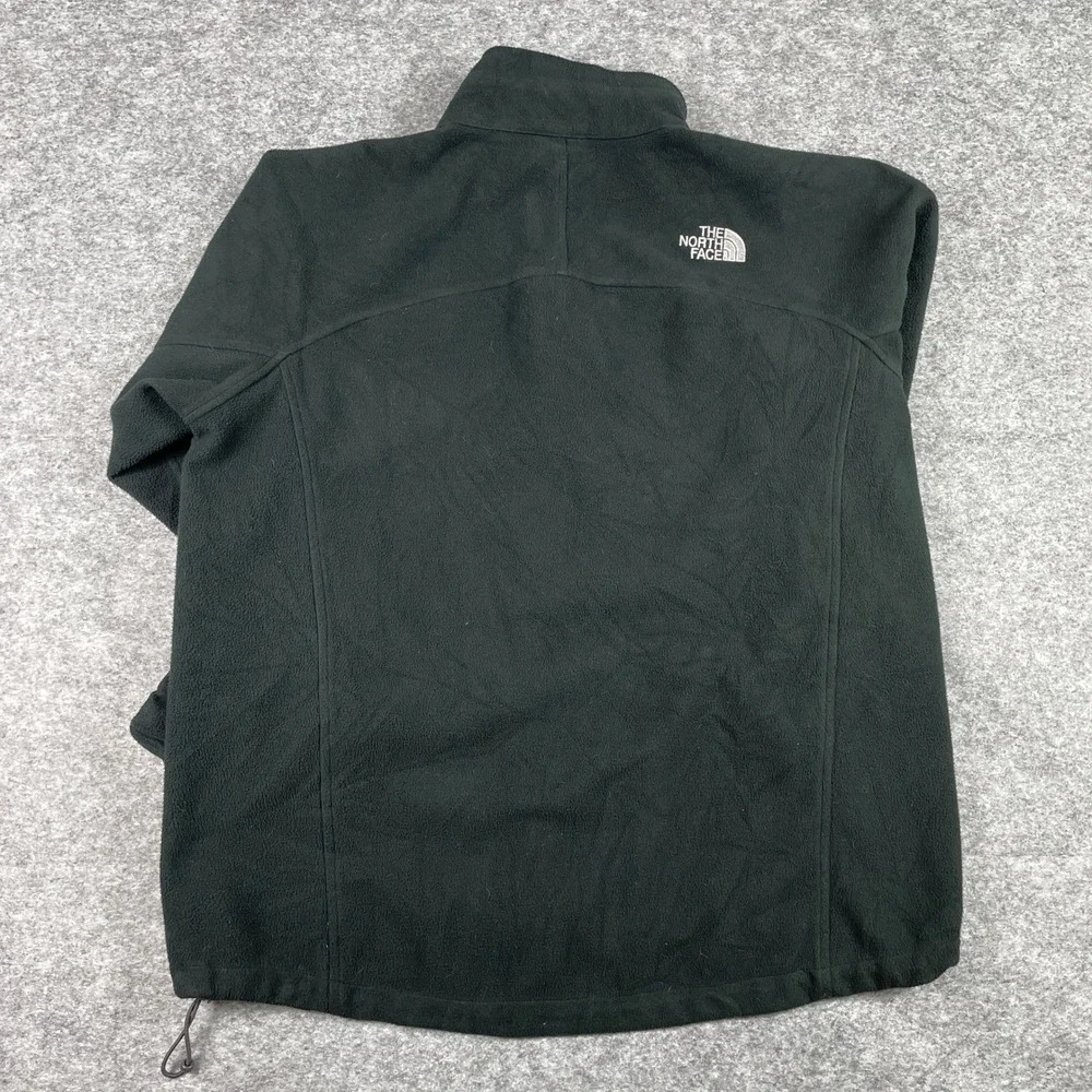 The North Face Fleece Jacket Mens M Black WindWall Full Zip Mesh Lined Outdoor